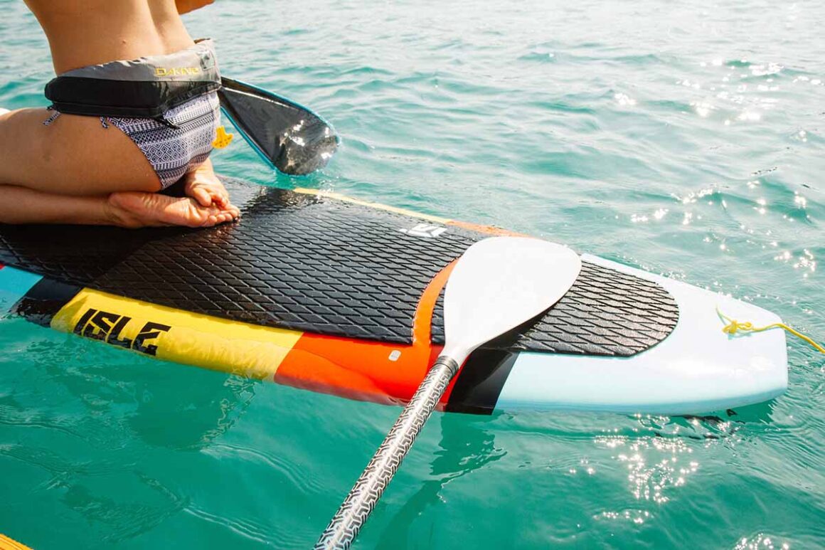 SUP Paddle-JL-wave-green Paddel Aluminium mit Schwimmer Längenverstellbar Kajak 